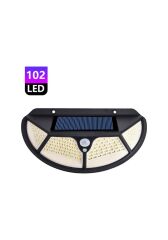 Fonksiyonel Sensörlü 102 Ledli Solar Bahçe Lambası