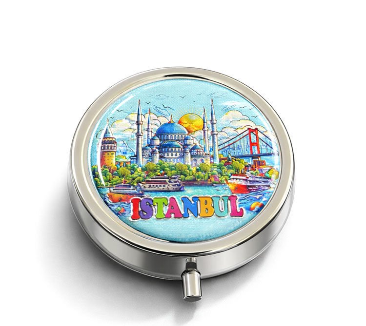 İstanbul Temalı İlaç Kutusu - Model 7