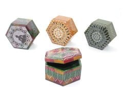 Obsidian Taşı Kutu Model 6