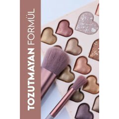 28'li Sedefli Shine Kalp Far Paleti - 2'li Set