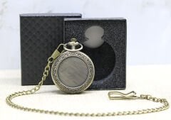 Özel Kutulu Baskıya Uygun Antik Köstekli Saat