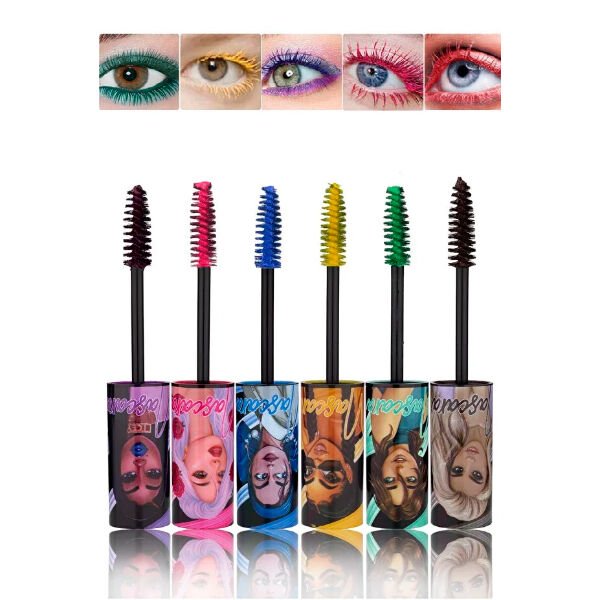 6'lı Renkli Maskara Seti