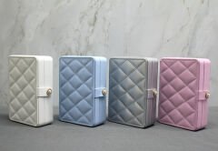 16x11 cm Deri Kaplamalı Makyaj Ve Takı Kutusu