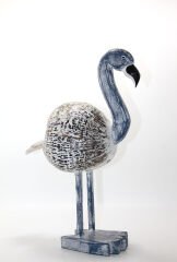 Ahşap Flamingo Figürü