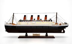 Özel Tasarım Ahşap Işıklı Titanik Gemi - Model 2