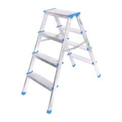 4+4 Çift Basamaklı Alüminyum Metal Merdiven