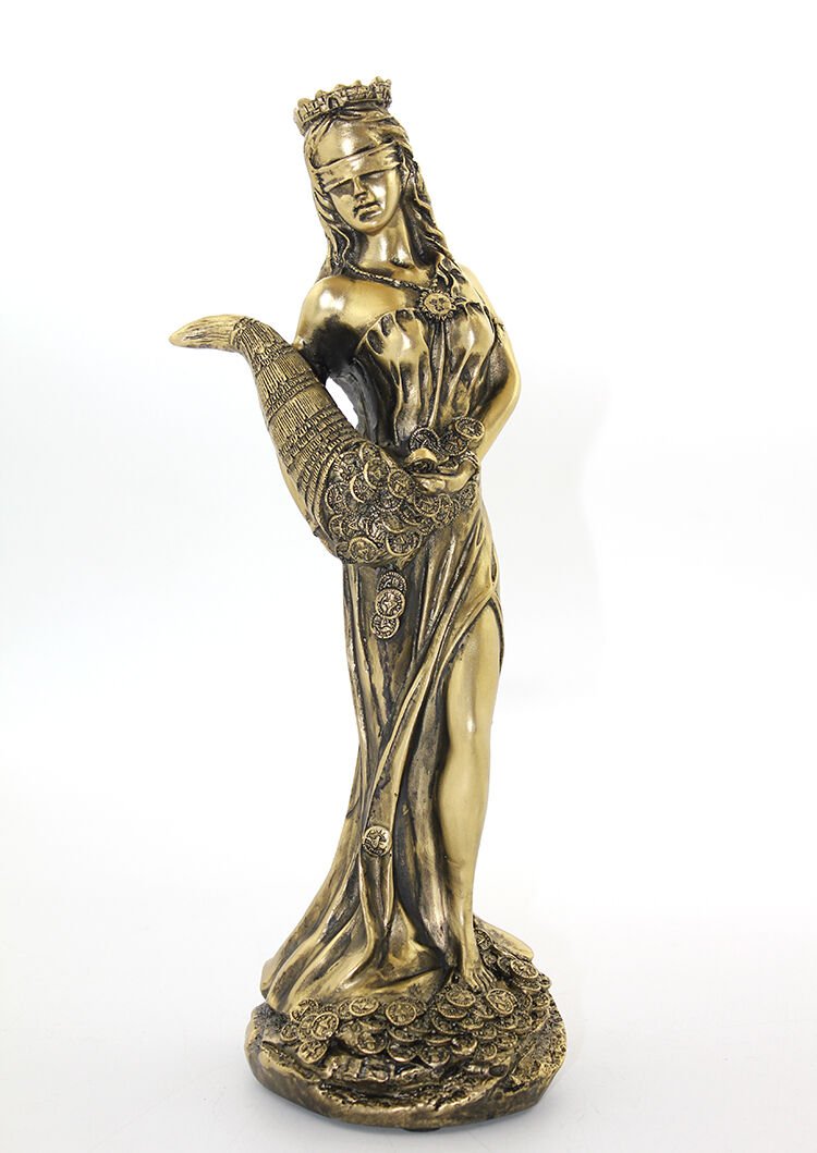 Polyester Bereket Tanrıçası Fortuna Figürü Model 2