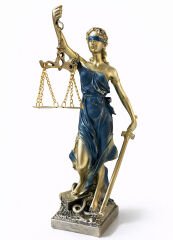 28x8 cm Polyester Adalet Biblosu