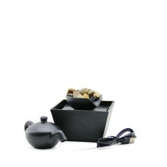 LED Demlik Tasarımlı Şelale Süs Havuzu