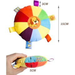 Çıngıraklı Peluş Frizbi Evcil Hayvan Oyuncağı