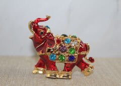 Swarovski Taşlı Minik Figür - Fil