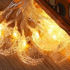 Hilal Tasarımlı Ramazan Süslemesi 20 LED USB Aydınlatma