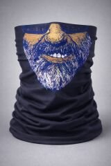 Sakallı Yüz Desenli Çok Amaçlı Buff – Yüz, Boyun Maskesi ve Bandana No 1