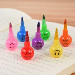 4'lü Emojili Yumurtlayan Boya Kalemi Seti