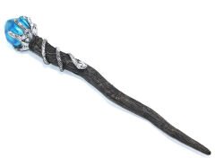 Polyester Sihirli Asa Model 3 Mavi Detaylı