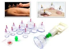 12 parça vakumlu hacamat kupa çekme seti