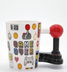 Porselen Game Over Kupa Bardak Model 4