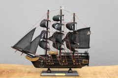 Ahşap Korsan Gemisi 30x33 cm