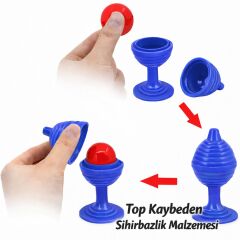 Mavi Renk Sihirli Kupa Top Kaybetme Oyunu - 7 cm