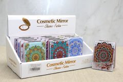 Mandala Desenli Hareketli Sulu El Aynası - Model 4