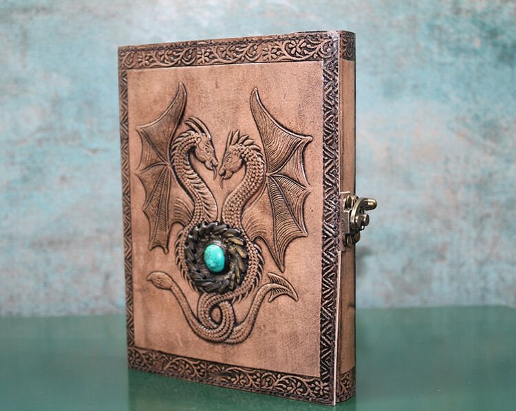 Taşlı Deri Defter Model 8