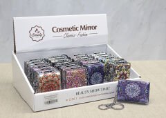 Taşlı El Aynası Anahtarlık Model 5