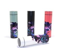 Anime Baskılı Dijital Göstergeli Termos 500 ml Model 1