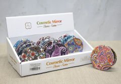 Taşlı El Aynası Yuvarlak İnce Model 2