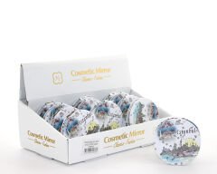 Taşlı İstanbul Tasarımı El Aynası İnce Model 12