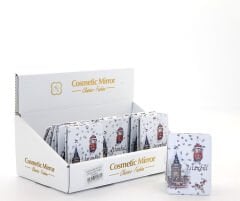 Taşlı İstanbul Tasarımı El Aynası İnce Model 27