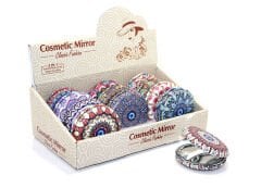 Yuvarlak Taşlı El Aynası