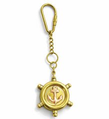 Pirinç Dümen Anahtarlık - Model 1