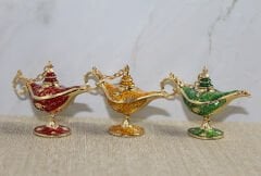 Swarovski Taşlı Minik Figür - Alaaddin'in Lambası