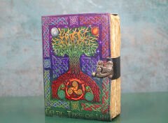 Hayat Ağacı Deri Defter Model 1