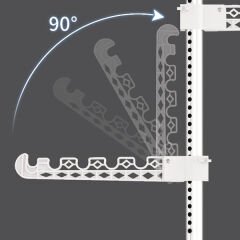 Teleskopik Giysi ve Çamaşır Askısı