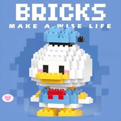 Bricks Donald Duck Mini Lego Figürü