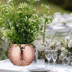 Kendinden Yapışkanlı Aynalı Kare Bronz Sticker 30x30 Cm