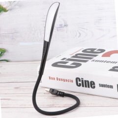 Kompakt USB Siyah 14 Ledli 3 Kademeli Dokunmatik Okuma Lambası