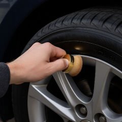 Hazneli Lastik Parlatma Fırçası