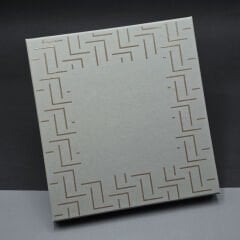 Gri Renk Defter Ve Metal Roller Kalem Seti