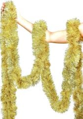 Kalın Simli Parti Süsü 2 Metre Altın