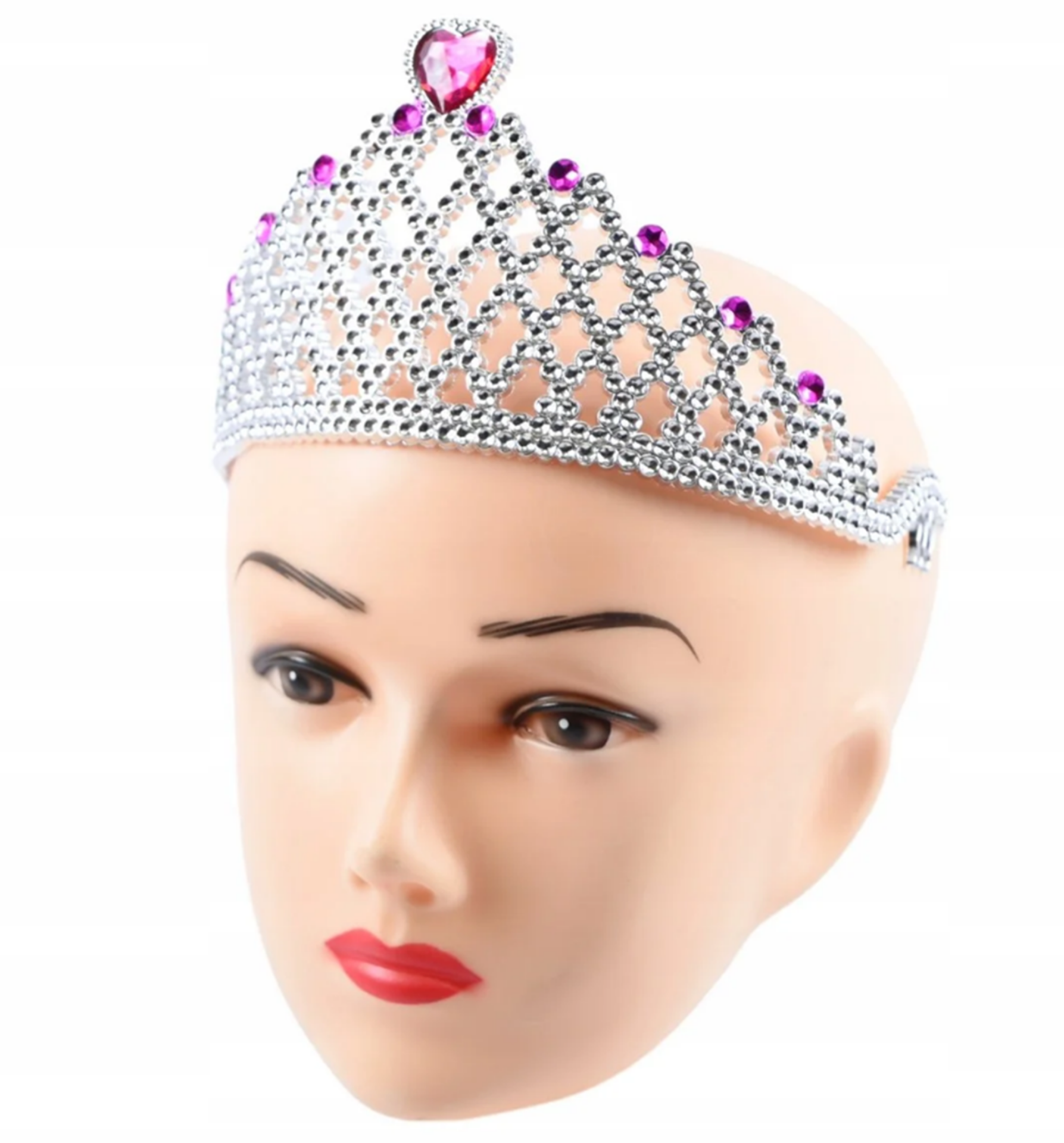 Kalpli Prenses Tacı Fuşya