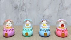 Şans Kedisi Işıklı Kar Küresi