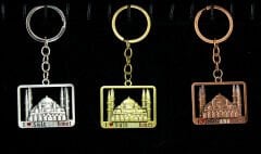 Metal Sultanahmet Anahtarlık Kare