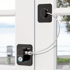 Siyah Plaka Halatlı Emniyet Kilidi